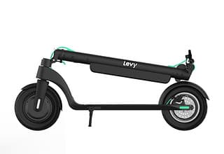 Levy scooter with removable battery packs
